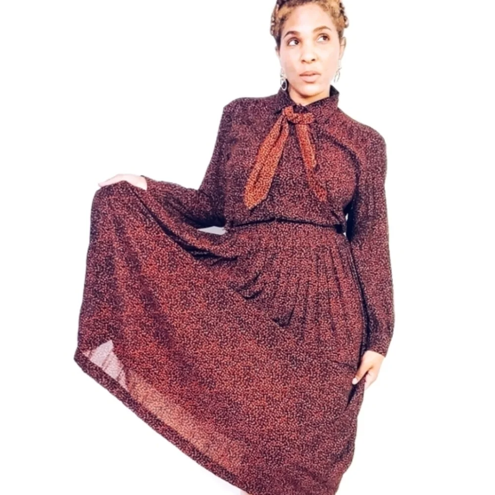 Vintage Pleated Skirt Set